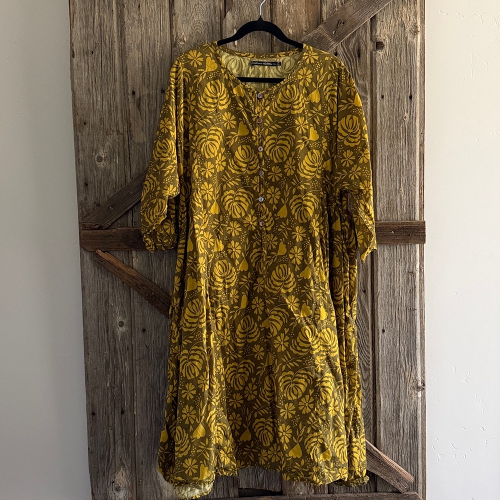 Floral Button-Down Dress